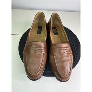 ZELLI Italian Handmade Dress Shoes Soft Calfskin Penny Loafers Sz 9.5